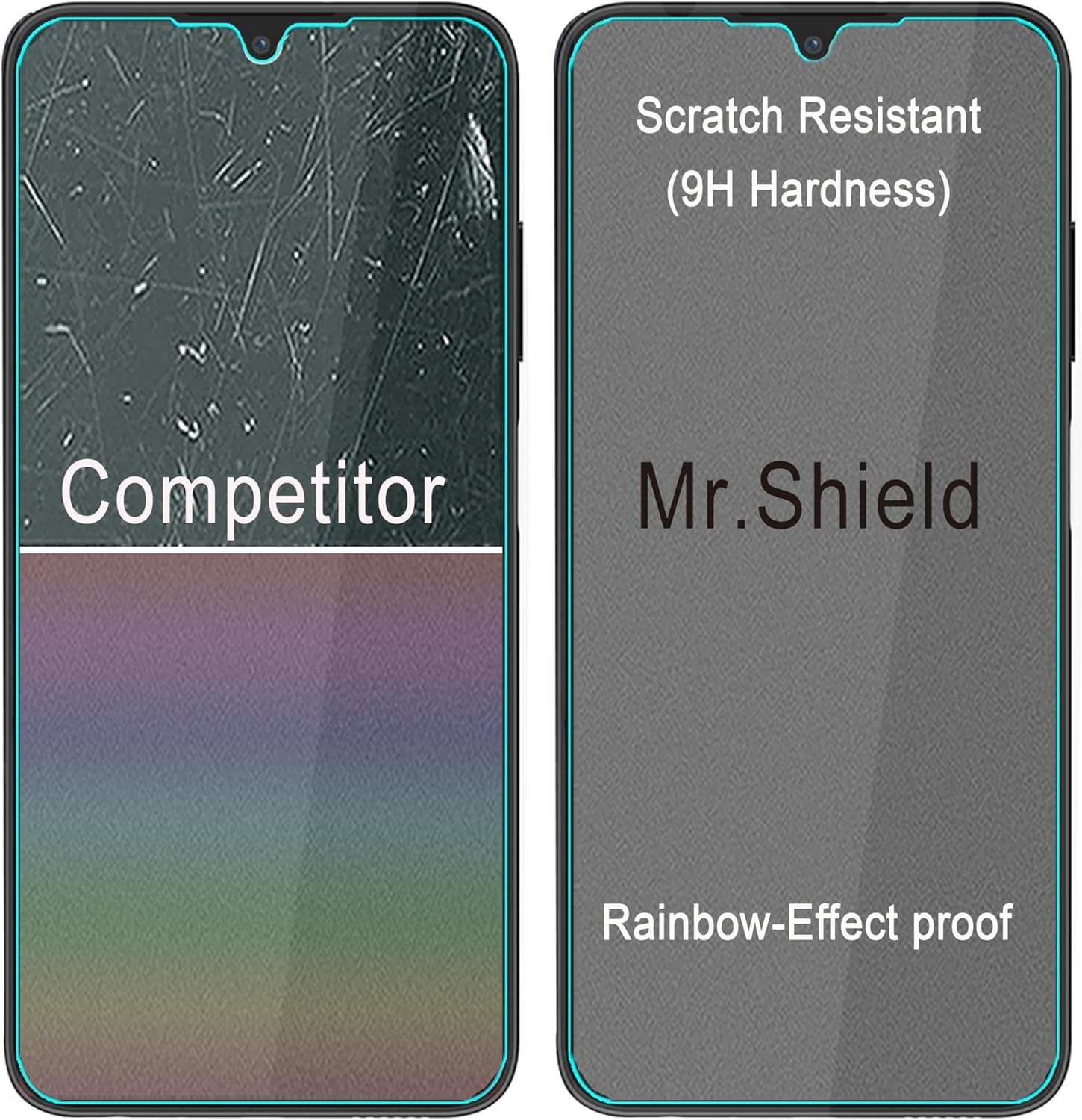 3PCS Screen Protector for Samsung Galaxy A05s 6.1 Inch Tempered Glass Anti Scrat