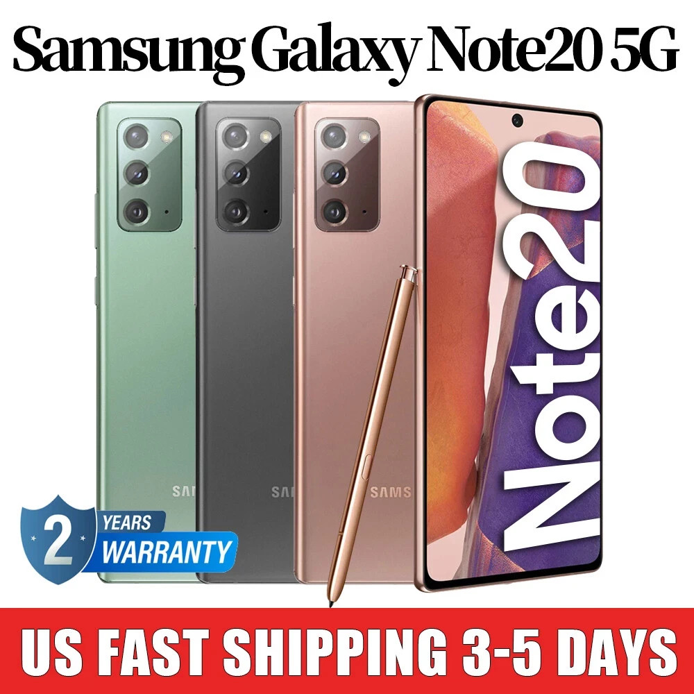 NEW UNLOCKED SAMSUNG GALAXY NOTE 20 5G SM-N981U 128GB ALL COLORS/MEMORY GSM+CDMA