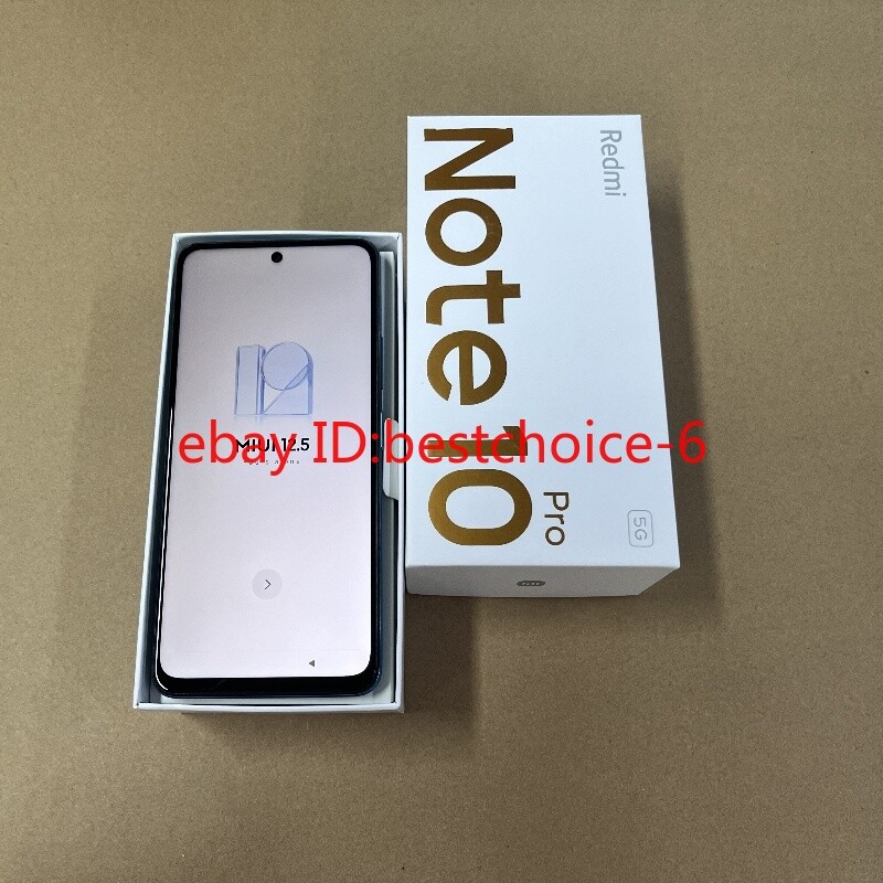 Unlocked Xiaomi Redmi Note10 Pro 5G-Dual SIM 128GB All colors New Sealed 5000mAh