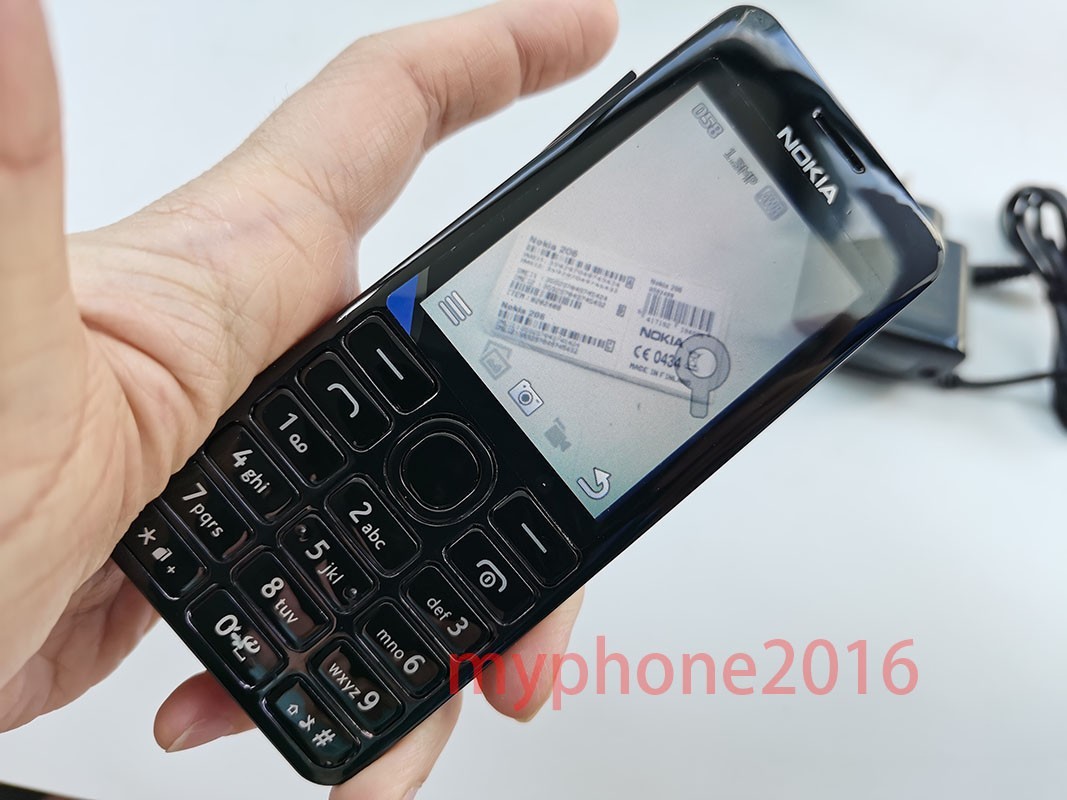 Nokia 206 Original Unlocked Dual Sim 2G GSM 1.3MP Keyboard Bluetooth Phones