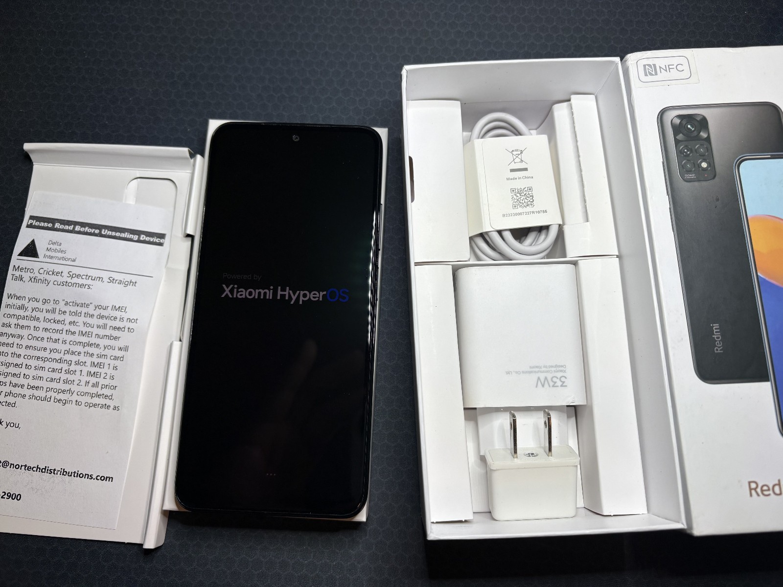 Xiaomi Redmi Note 11 128GB 2201117TY Unlocked Black