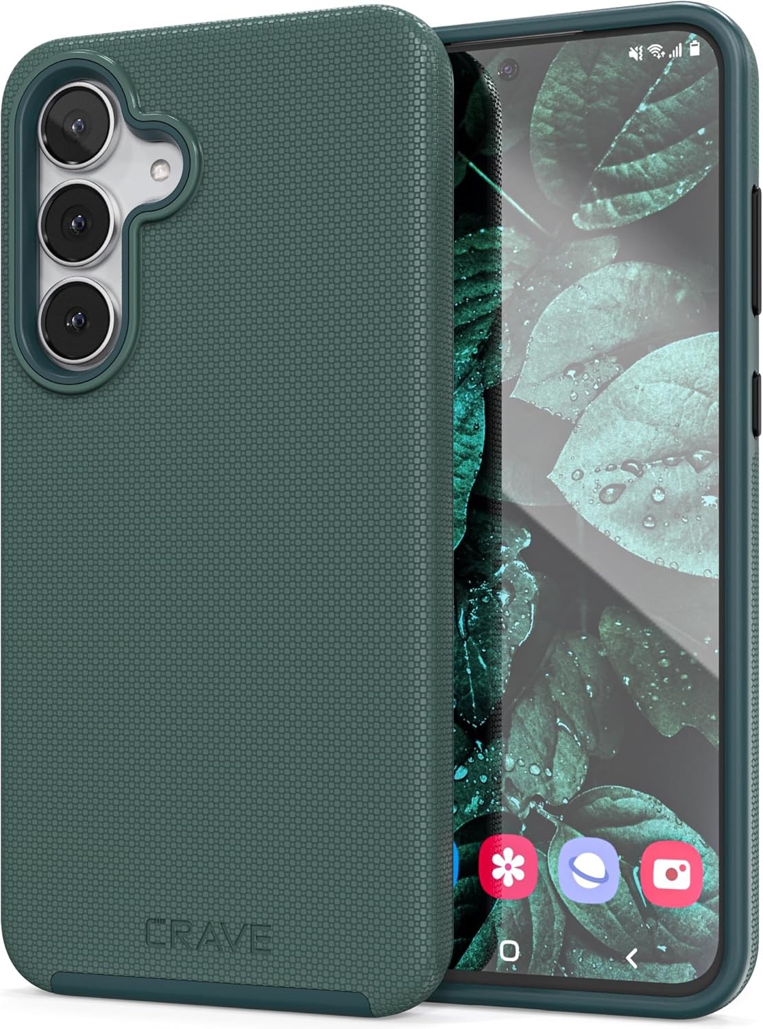 Forest Green Shockproof Dual Layer Case for Samsung Galaxy S25 FE – 6.7 inch