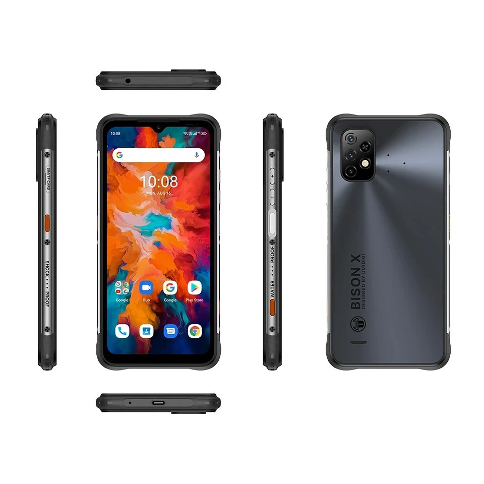 UMIDIGI BISON X10 4G+64GB IP68 Waterproof Unlocked Smartphone