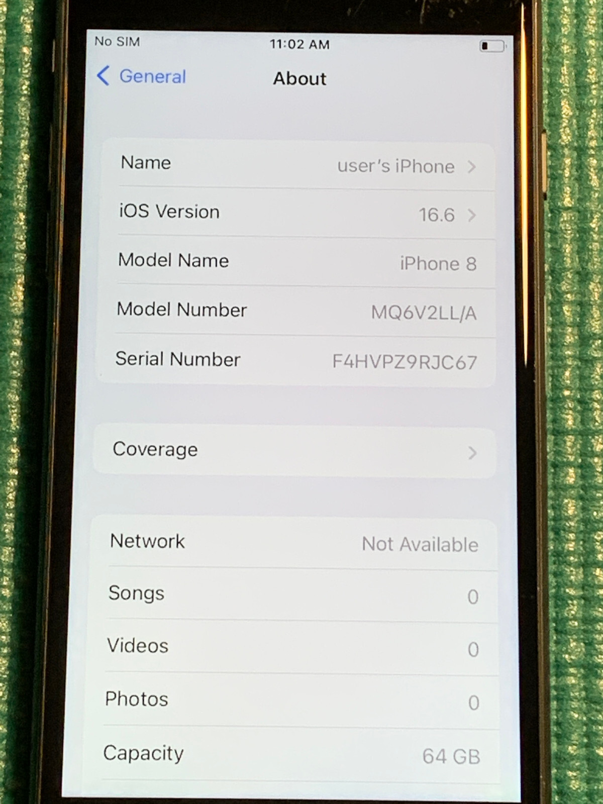 Apple iPhone 8 64GB Unlocked Smartphone – Space Gray A1905 (GSM)