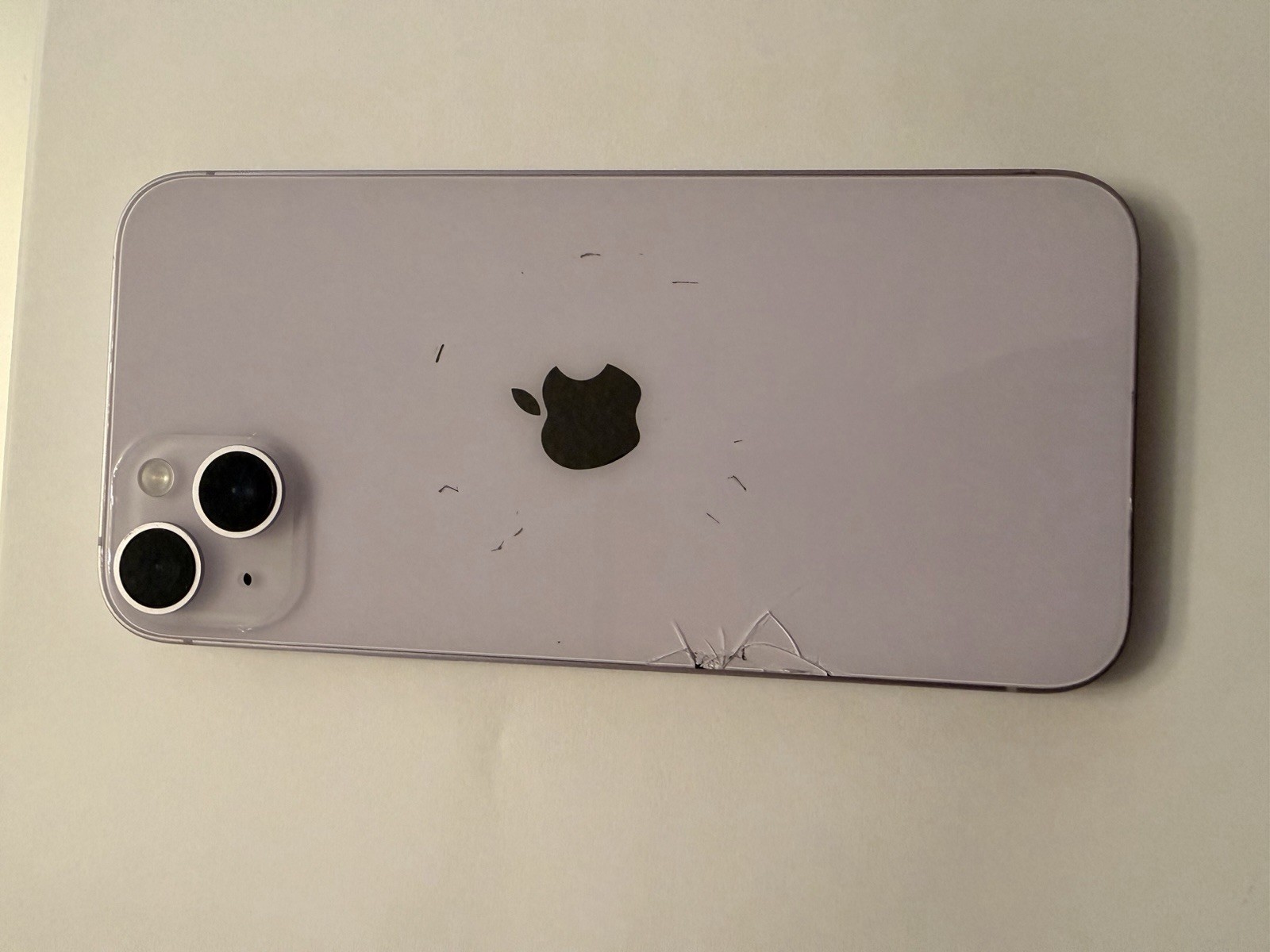 Apple iPhone 14 Plus – 128 GB – Purple (Spectrum) For Parts -Crack- Read- A2632