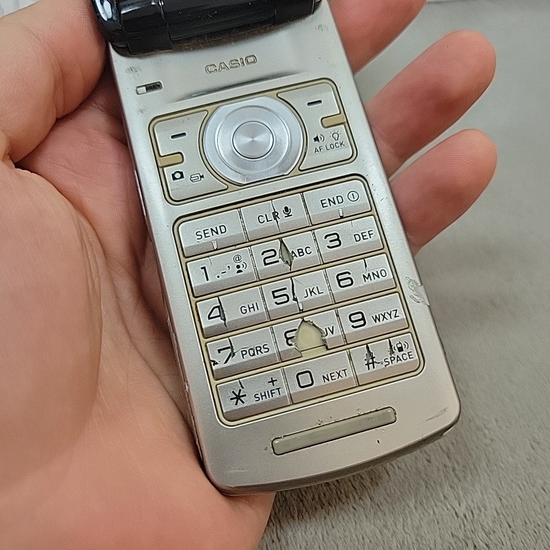 Casio Exilim C721 5.1MP Camera Flip Phone Swivel Screen Tested and Battery READ