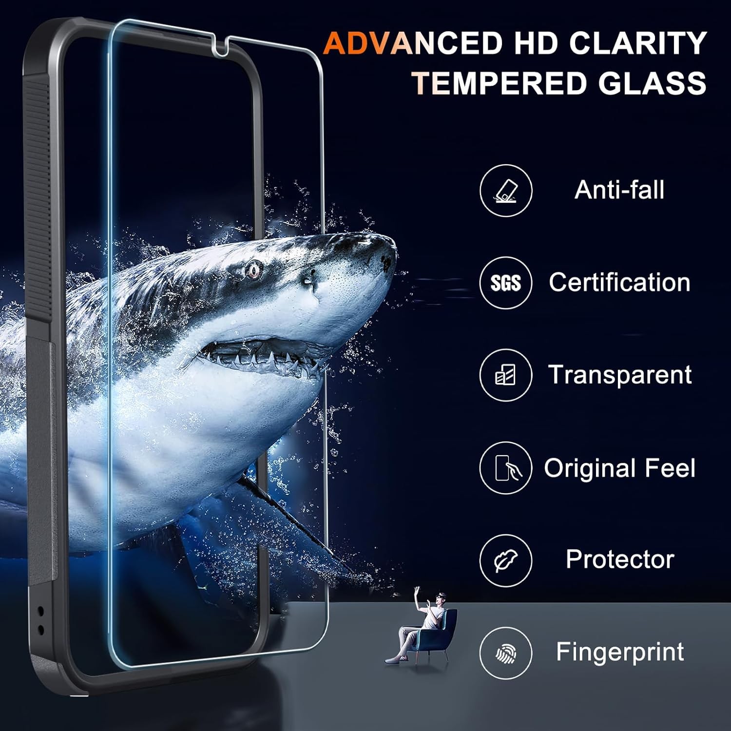 For Samsung Galaxy S26+ Plus Case w/ Screen Protector & Camera Lens Phone Cover