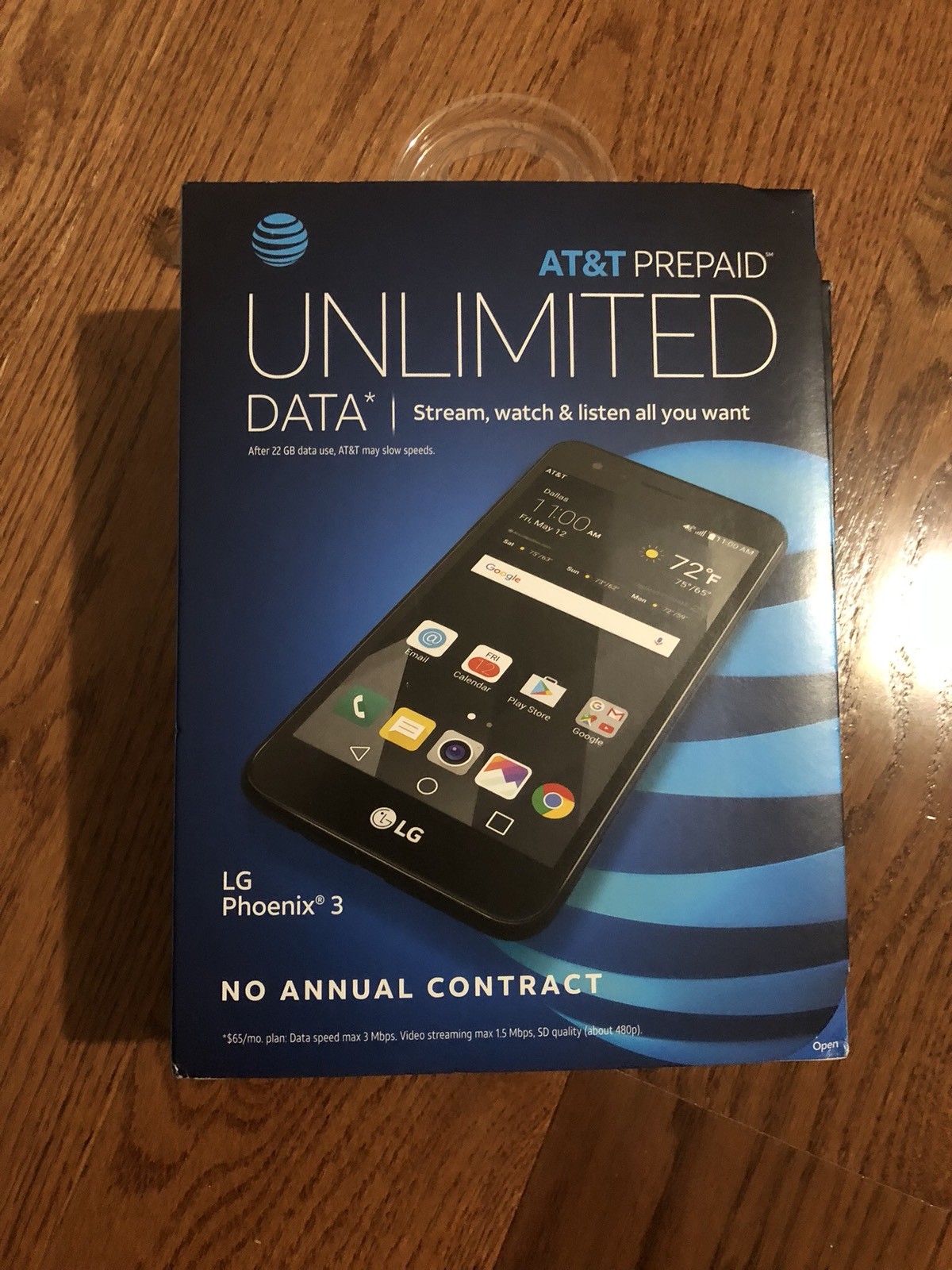 Brand New LG Phoenix 3 AT&T Go phone FREE SHIPPING
