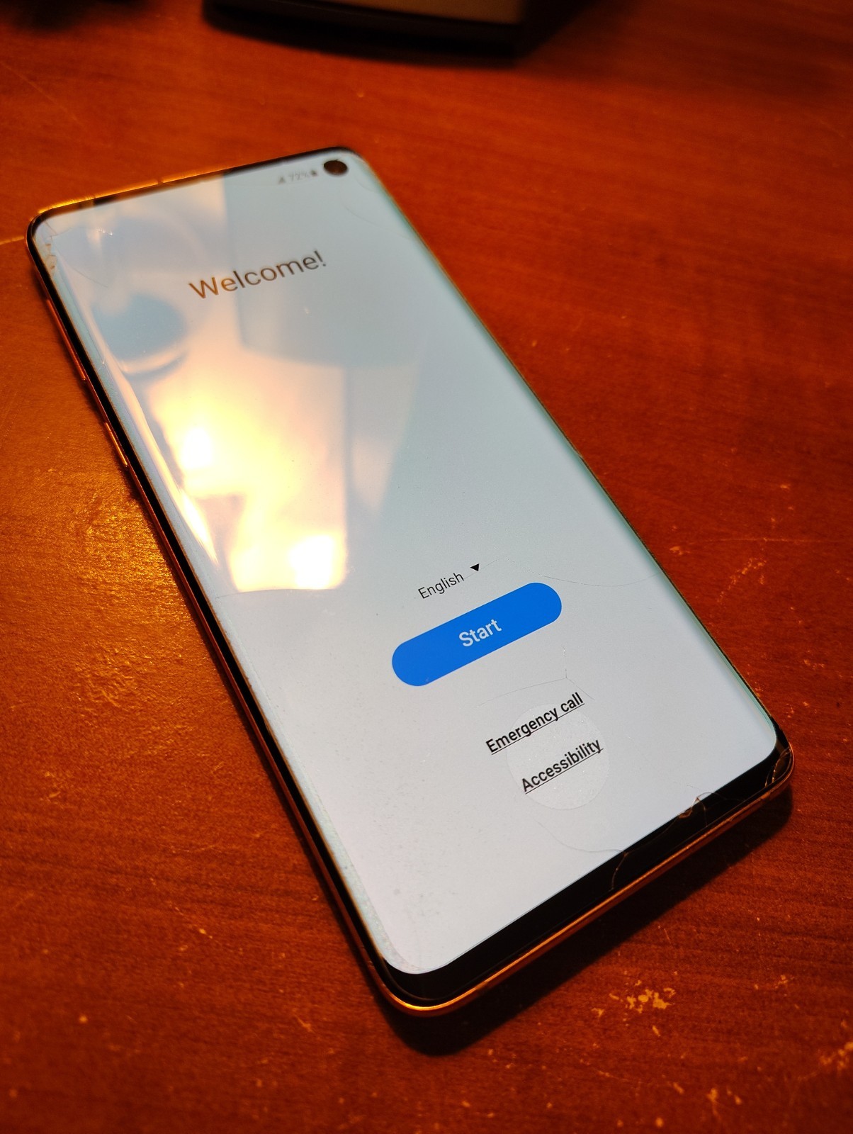 Samsung Galaxy S10 SM-G973U Salmon Pink 128GB (Used)