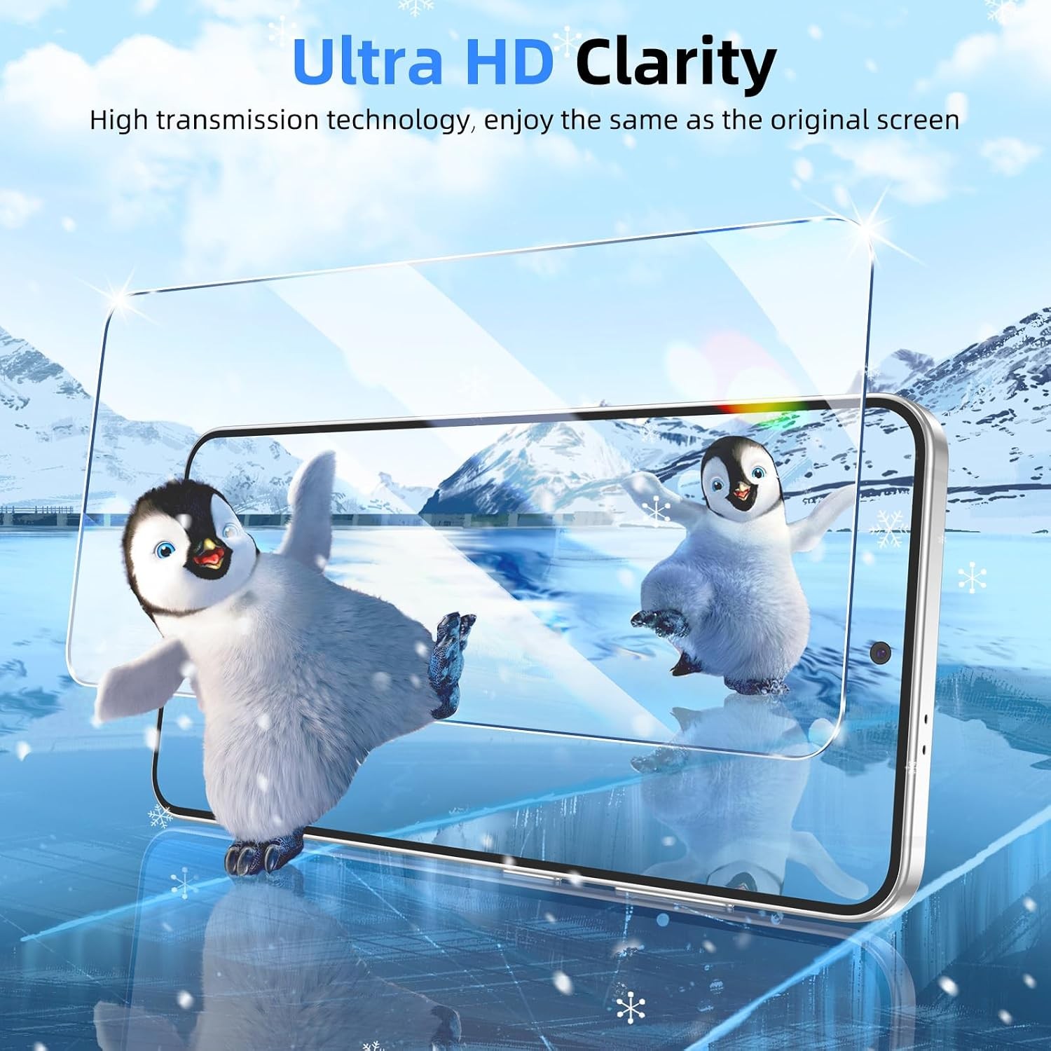 2+2 Pack of HD Clear Screen & Camera Lens Protectors for Samsung Galaxy S25 FE