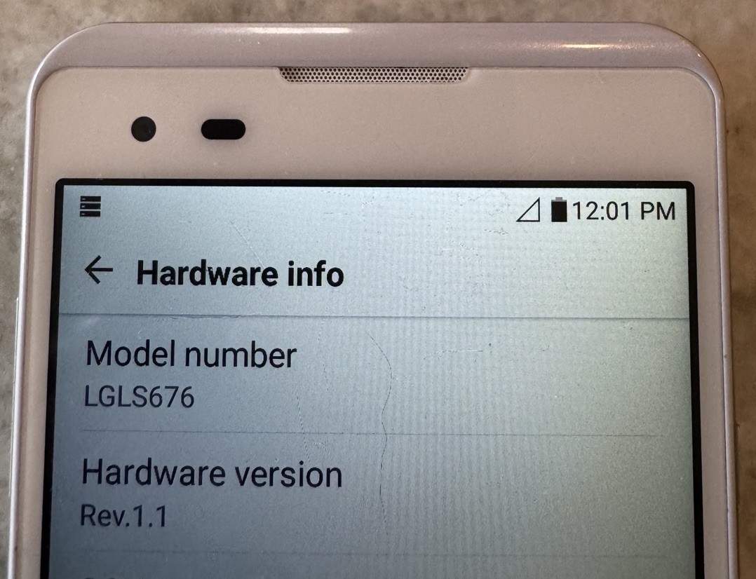LG Tribute HD LS676 16GB White Sprint Smartphone Android Tested Factory Reset