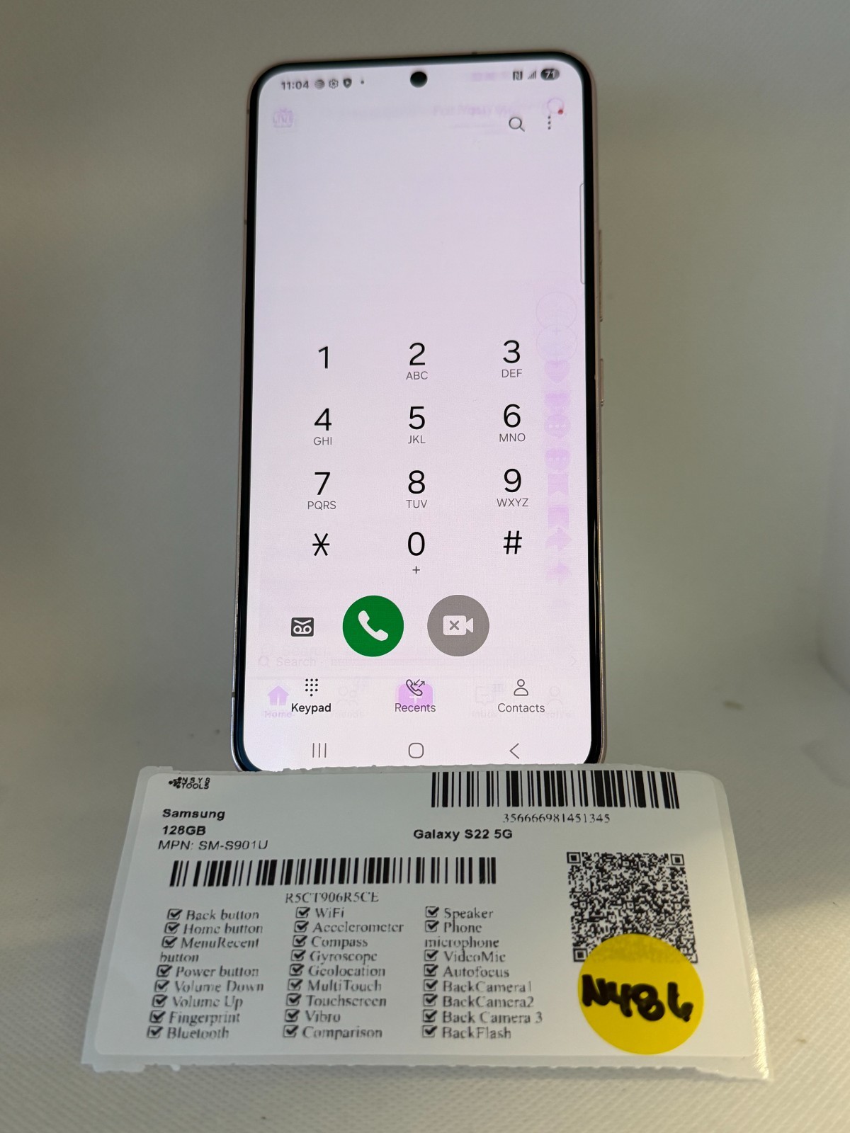 Samsung Galaxy S22 5G S901U 128GB Pink Unlocked (N486)