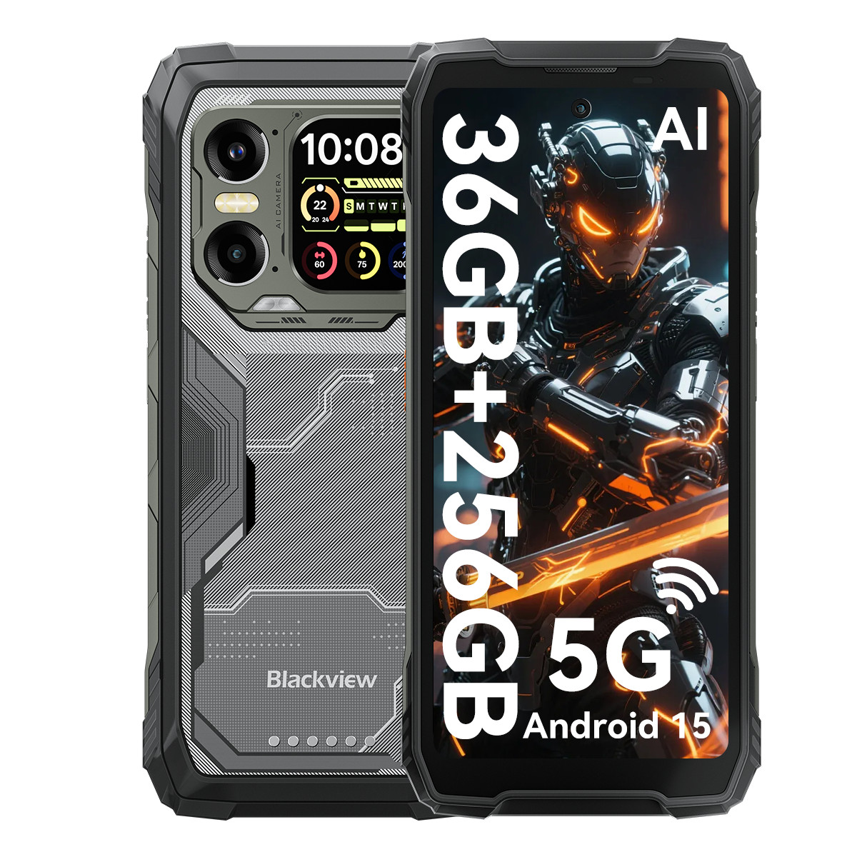Blackview XPLORE 1 AI 5G Rugged Smartphone 36GB+256GB Android 15 20000mAh NFC