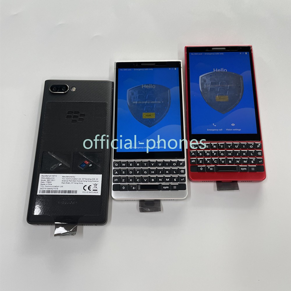 Unlocked BlackBerry KEY2 DualSIM BBF100-6 128GB+6GB 4G LTE New Sealed Smartphone