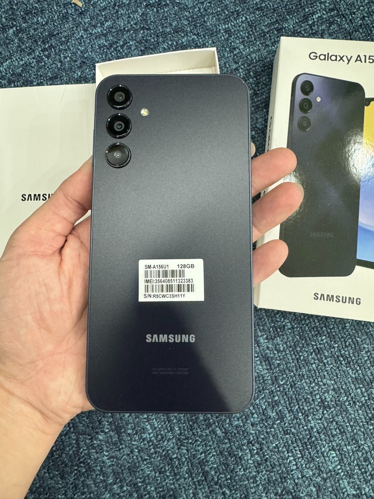 Samsung Galaxy A15 5G SM-A156U 128GB Factory Unlocked Black Brand New Sealed