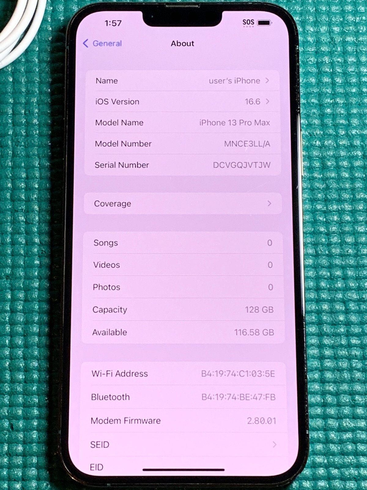 Apple iPhone 13 Pro Max- 128GB – Alpine Green (Unlocked) A2484 (CDMA + GSM)