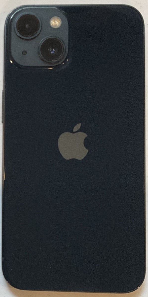 TESTED USED GSM UNLOCKED MIDNIGHT iPhone 13, 128GB A2482 MLA23LL/A 91% BATTERY.
