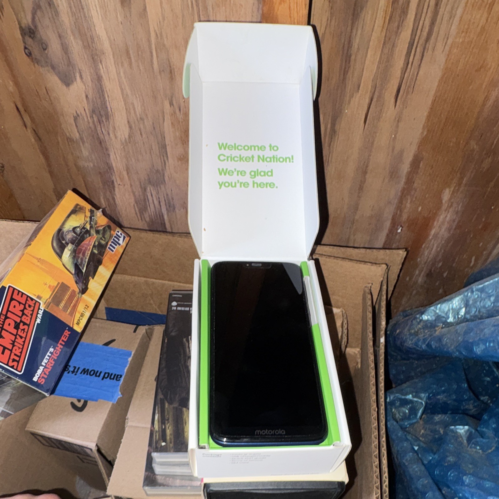Motorola Moto G7 Supra Cricket Wireless Black 128GB 6.2in Android 4G LTE