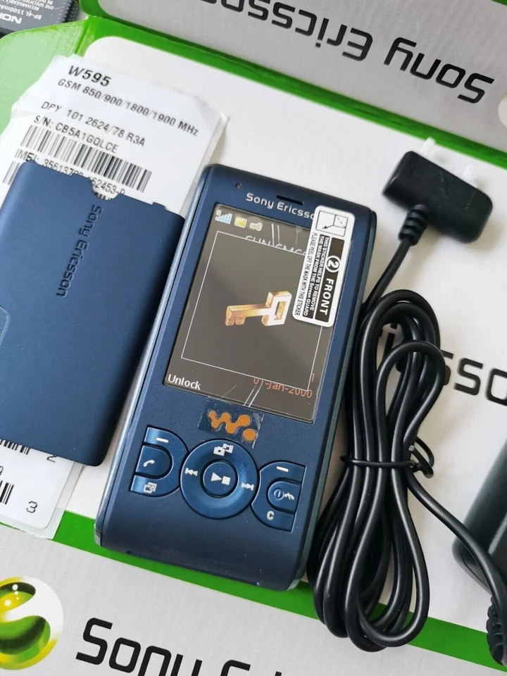 Sony Ericsson W595 FM Radio Bluetooth 3.15MP 3G Original Phone 1 year warranty