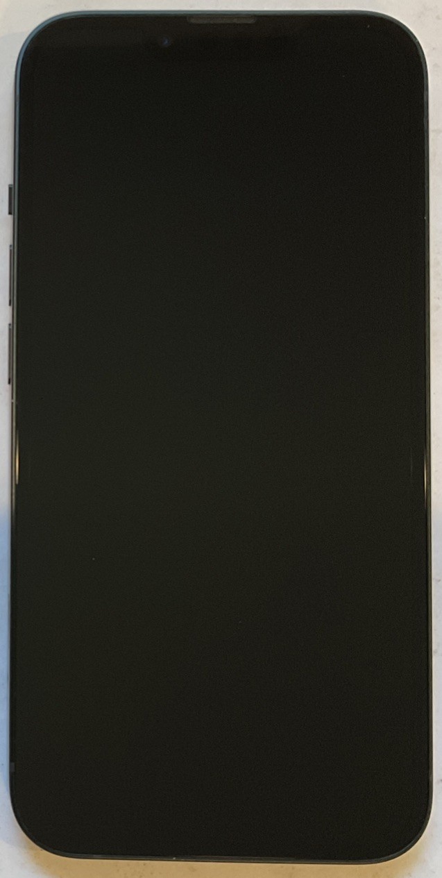 TESTED USED GSM UNLOCKED MIDNIGHT iPhone 13, 128GB A2482 MLA23LL/A, 90% BATTERY.