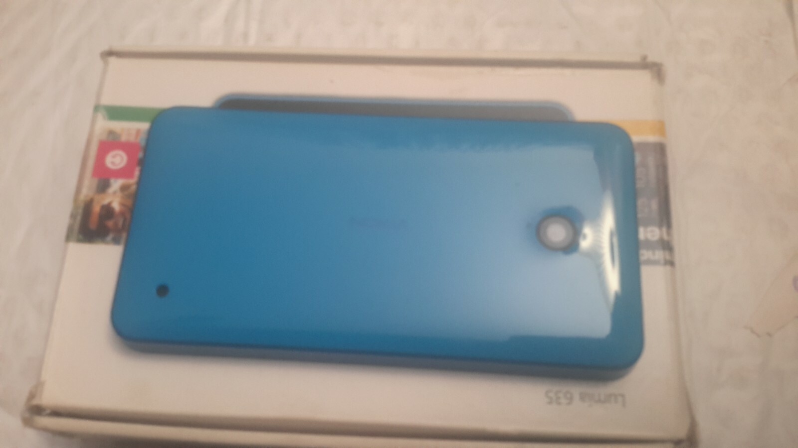 SPRINT NOKIA LUMIA 635 BLUE WINDOWS SMART CELL phone pro owed nice condition.