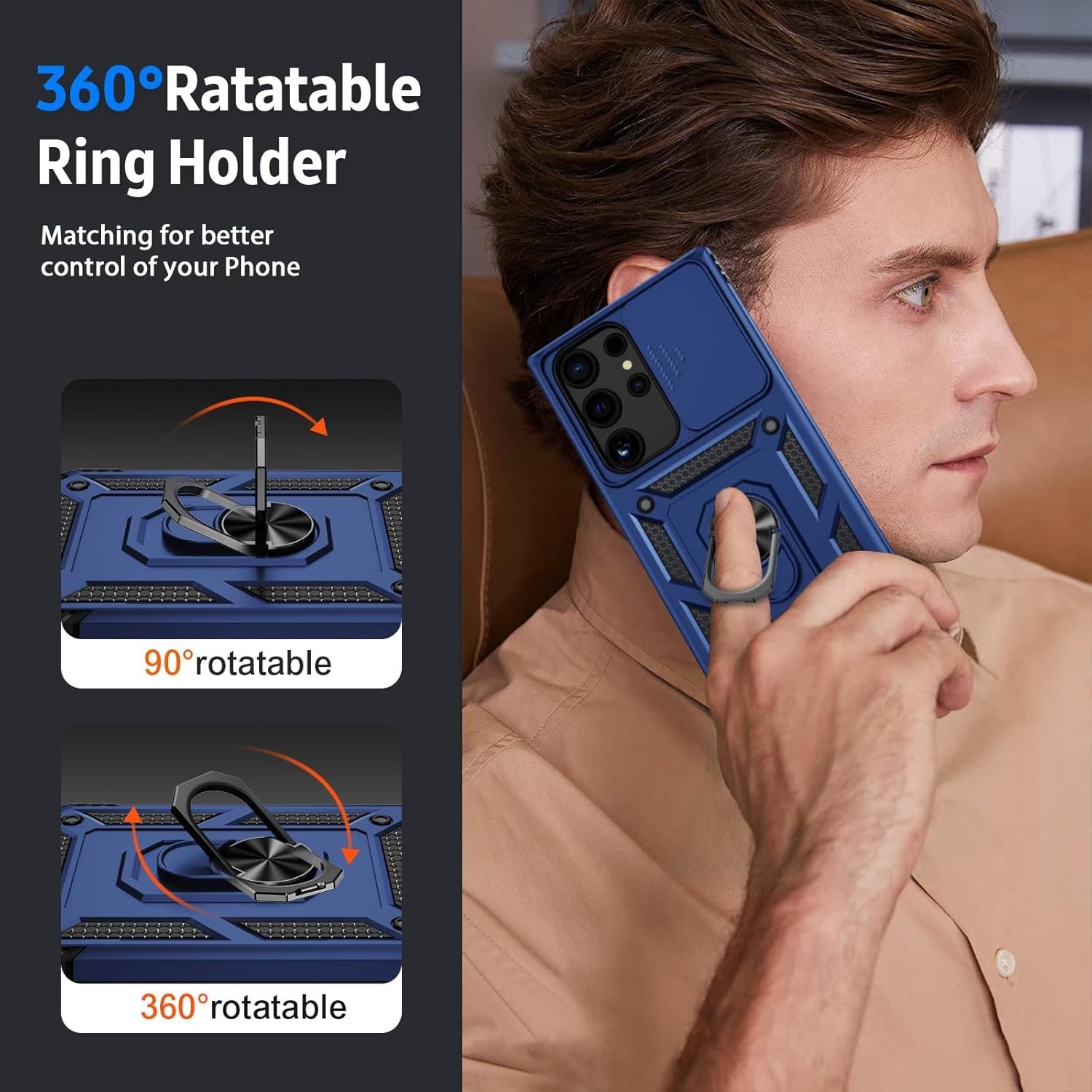 For Samsung Galaxy S25 Ultra Case with 10FT Military GradeShock Proof Protection