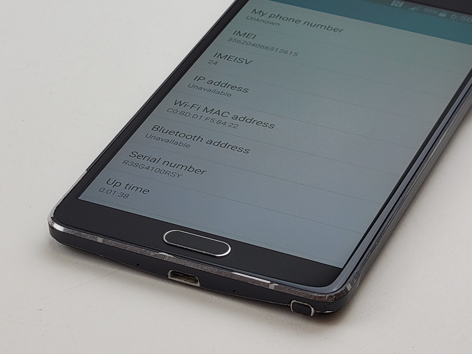 Samsung Galaxy Note 4 (SM-N910A) 32GB (AT&T) Smartphone – Clean IMEI – J9546
