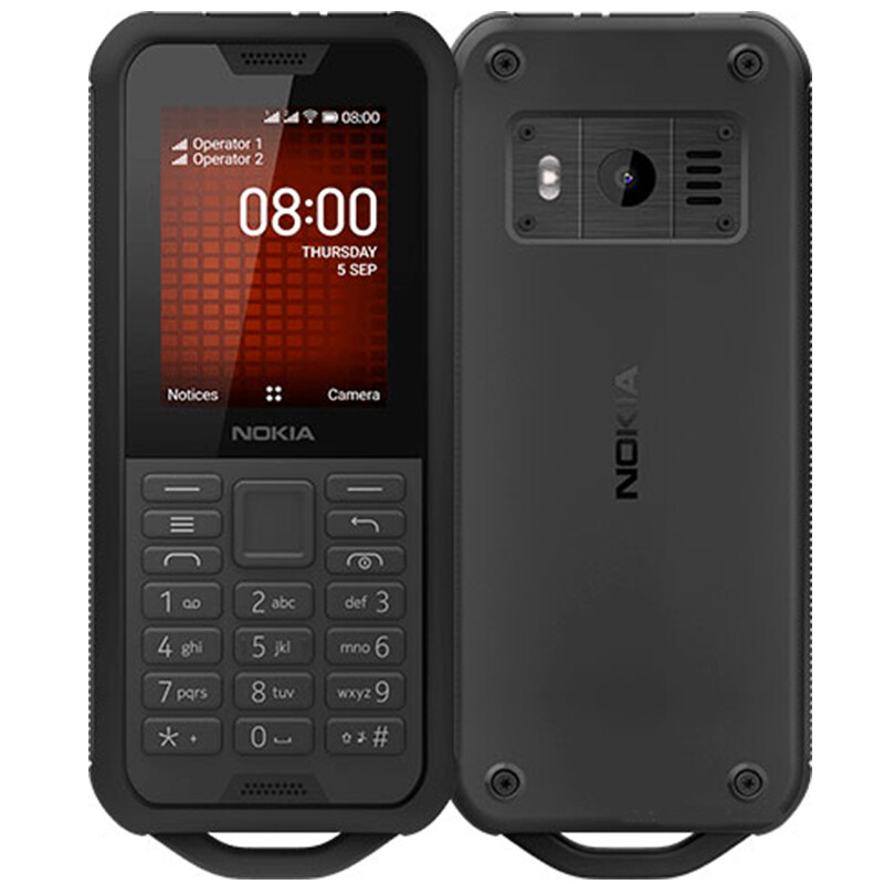 Original Nokia 800 Tough WIFI Unlocked LTE 4G GPS KaiOS Phone Single/Dual SIM