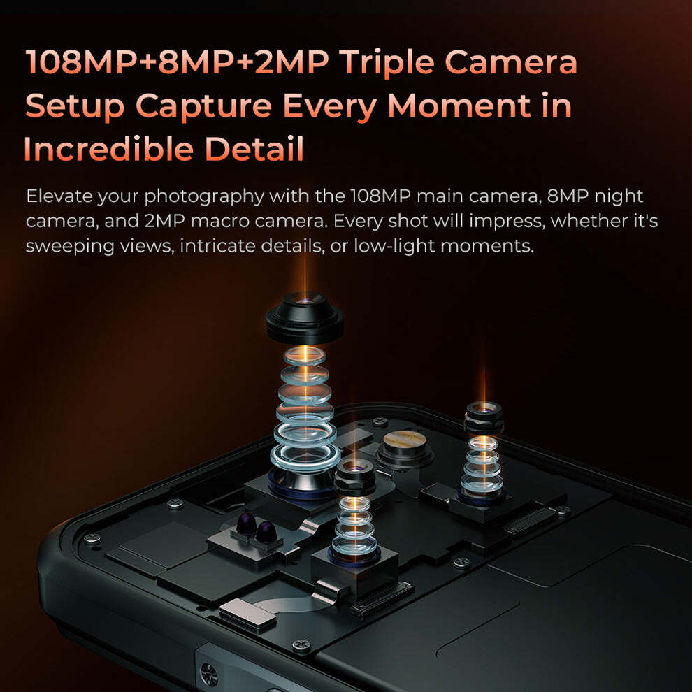 New Oukitel WP55 Pro Global Version 1100mAh 6.6’’108MP (16+32)/512GB