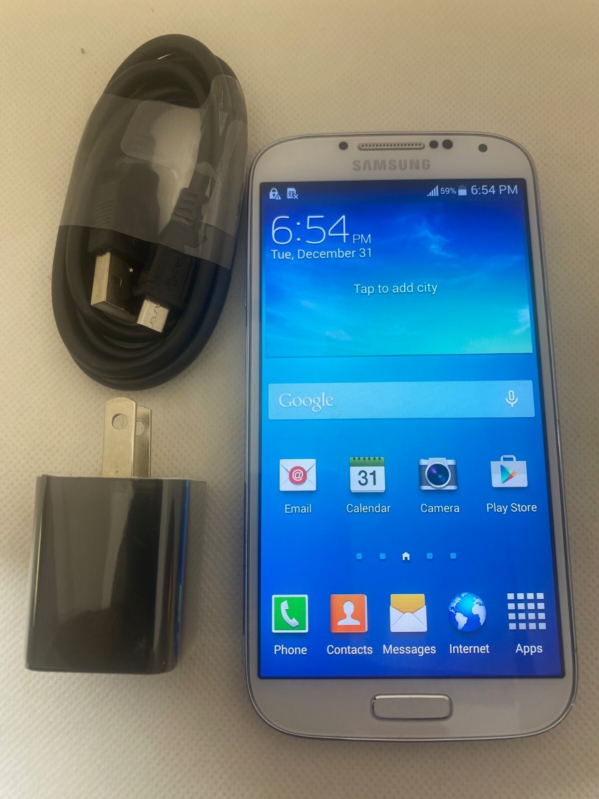 Samsung Galaxy S4 16GB White (Carrier Unlocked for any GSM network) – Fair
