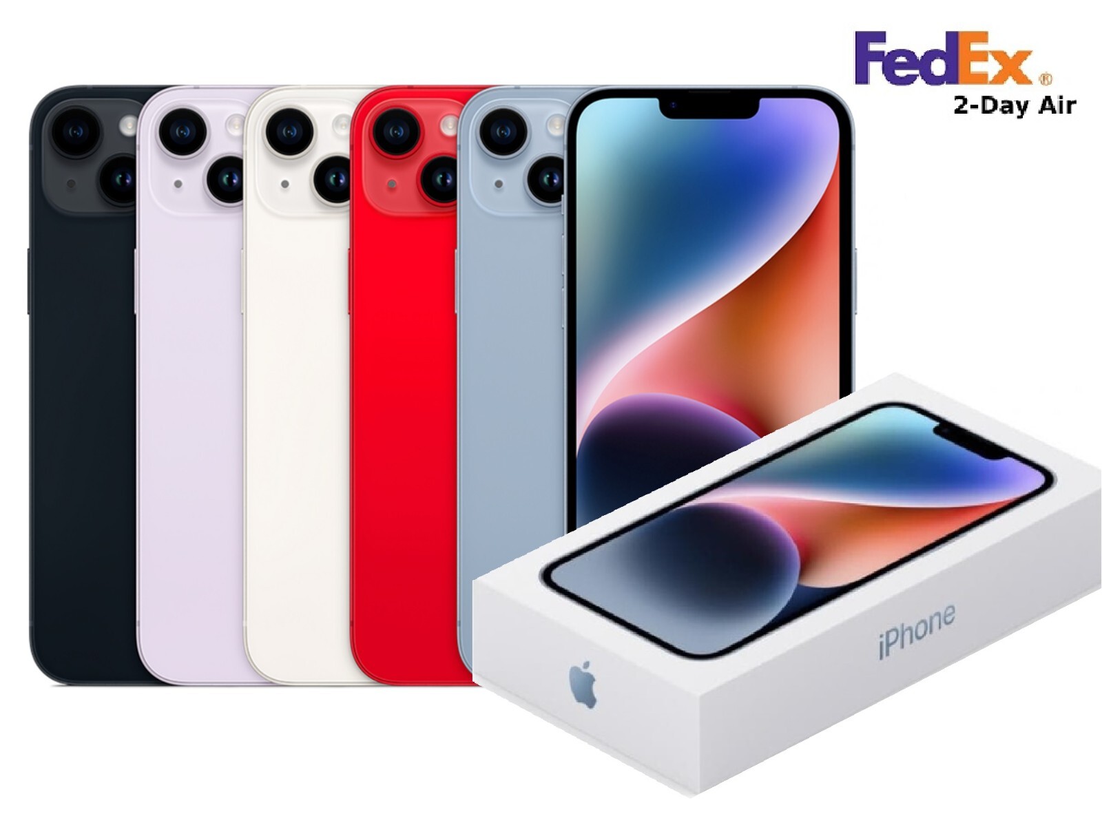 Apple iPhone 14 128GB 6.1″ (A2649) Unlocked Dual eSIM | All Colors | Open Box