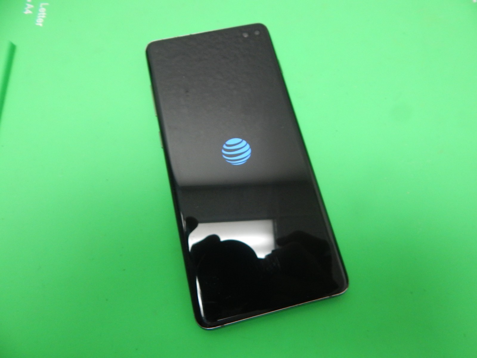 SAMSUNG GALAXY S10+ S10 Plus 128GB Black (ATT) FREE BUNDLE & SHIPPING
