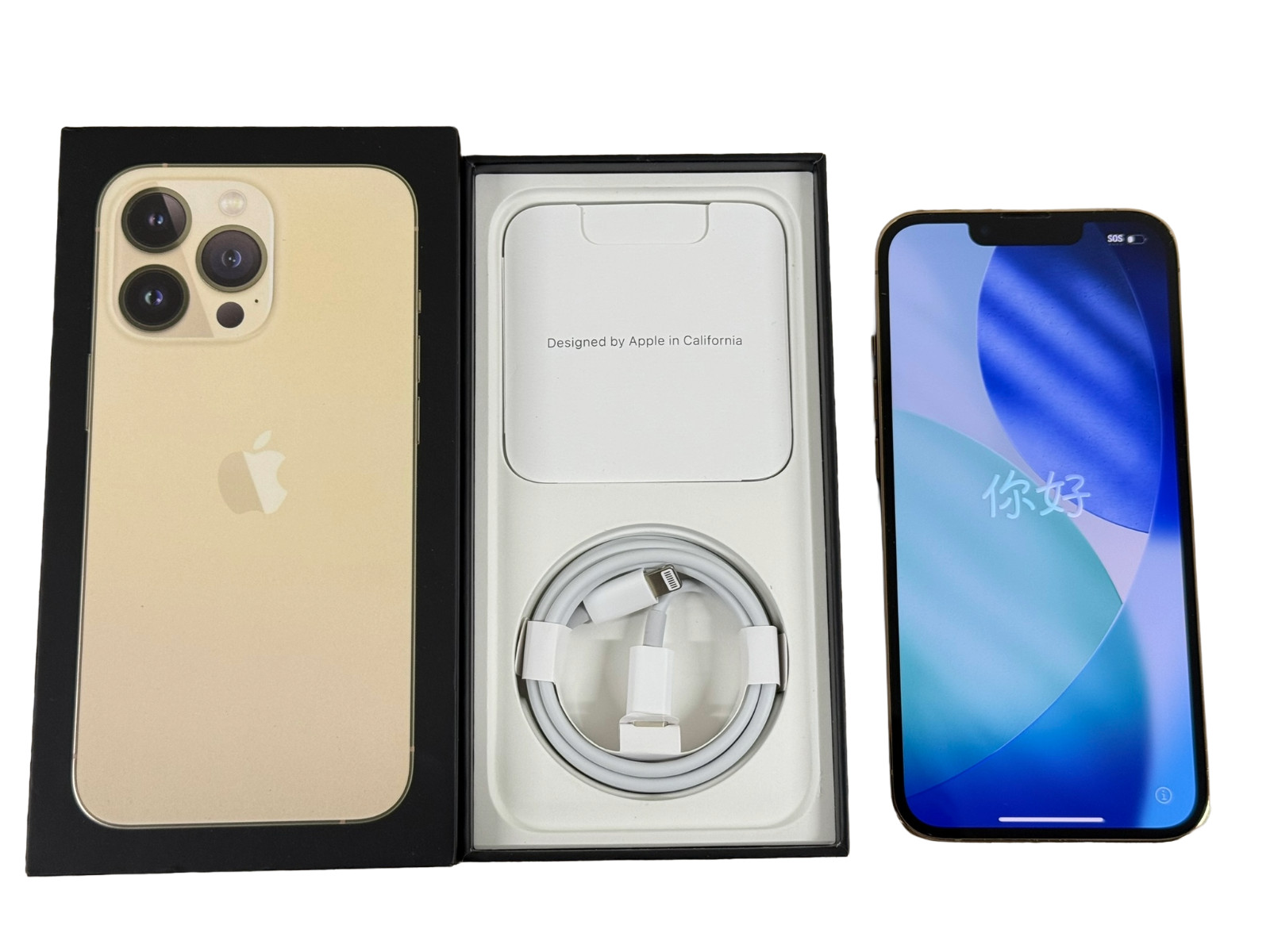 Apple iPhone 13 PRO A2483 Factory Unlocked 512GB 256GB + Apple Headset Bundle
