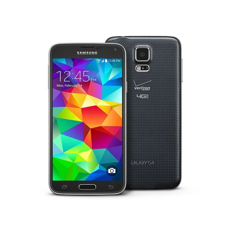 Samsung Galaxy S5 – Verizon – 16GB – Charcoal Black – Very Good