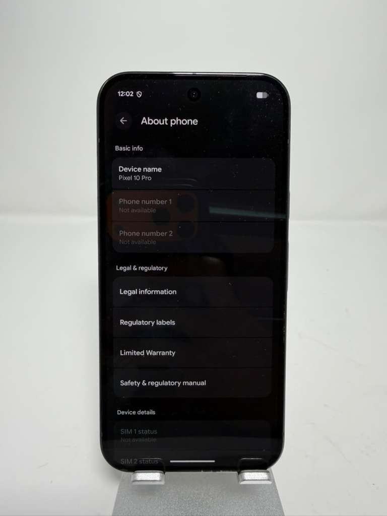 Google Pixel 10 Pro 128GB – AT&T – For Parts or Repair or WiFi Only – AS-IS
