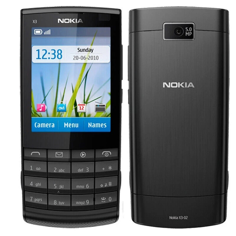 Nokia X3-02 TouchScreen WIFI MP3 5.0MP 3G FM Mobile Phone GSM Unlocked 4Colors