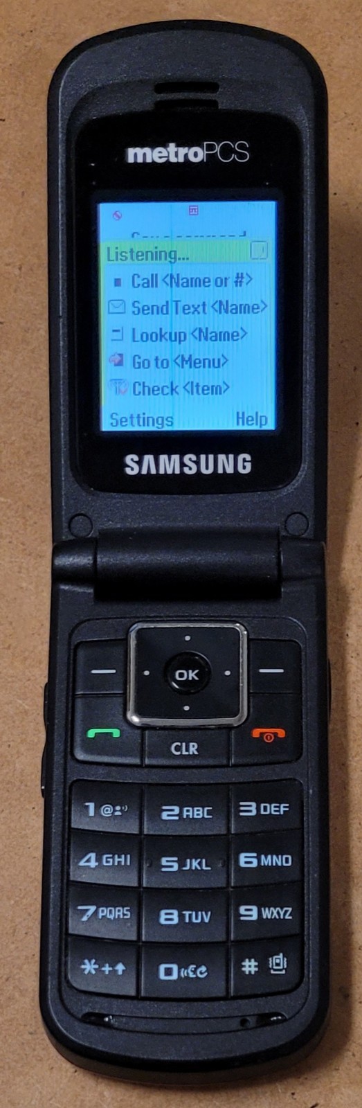 Samsung Byline SCH-R310 – Red and Black ( MetroPCS ) Super Rare CDMA Flip Phone