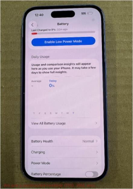 Apple iPhone 16 (128GB) – Ultramarine SEE DETAILS UNKNOWN CARRIER
