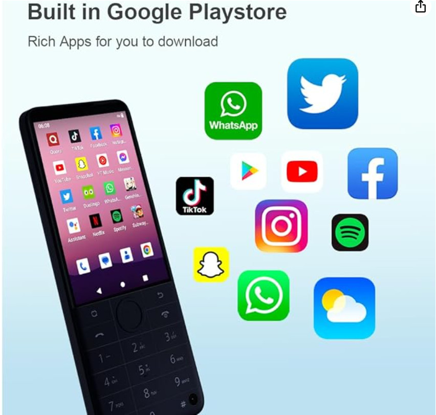 Qin F22 Pro – GOOGLE version. 8 MP Camera – 64GB –