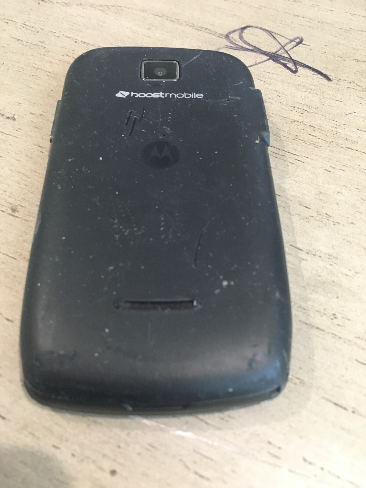 Motorola Theory – Black (Boost Mobile) Cell Phone WX430 – Untested