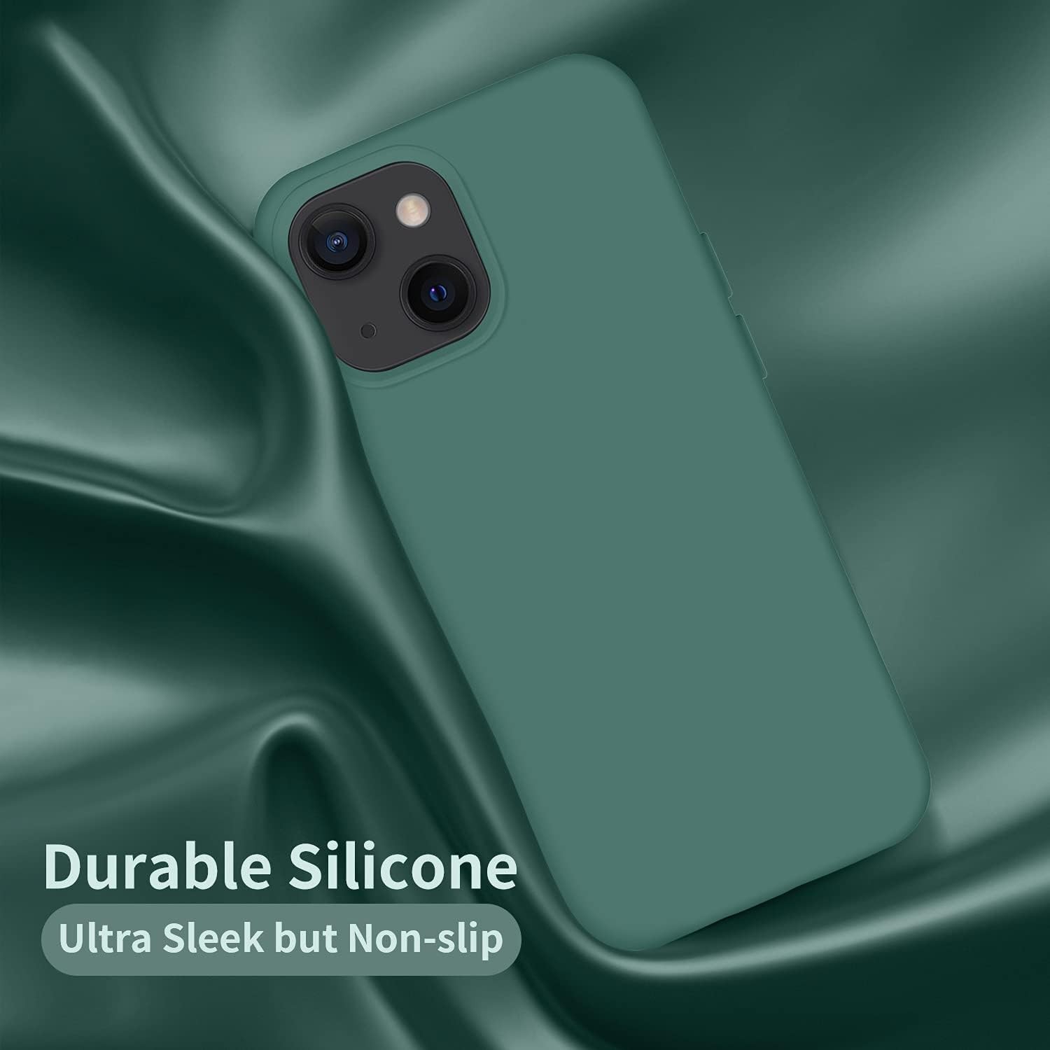 Designed for iPhone 13 Case, Designed for iPhone 14 Case, Silicone Ultra Slim Ca