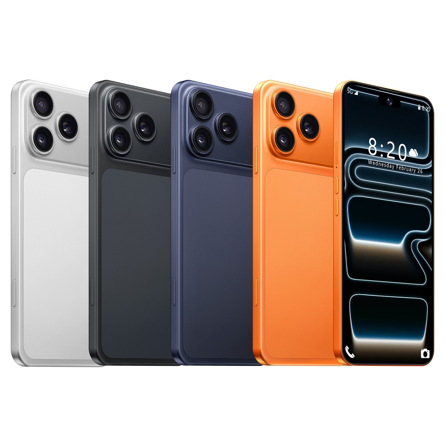 Unlocked Cell Phone G17 Pro Max 5G Dual Sim 64G Android Smartphone Cheap Phone