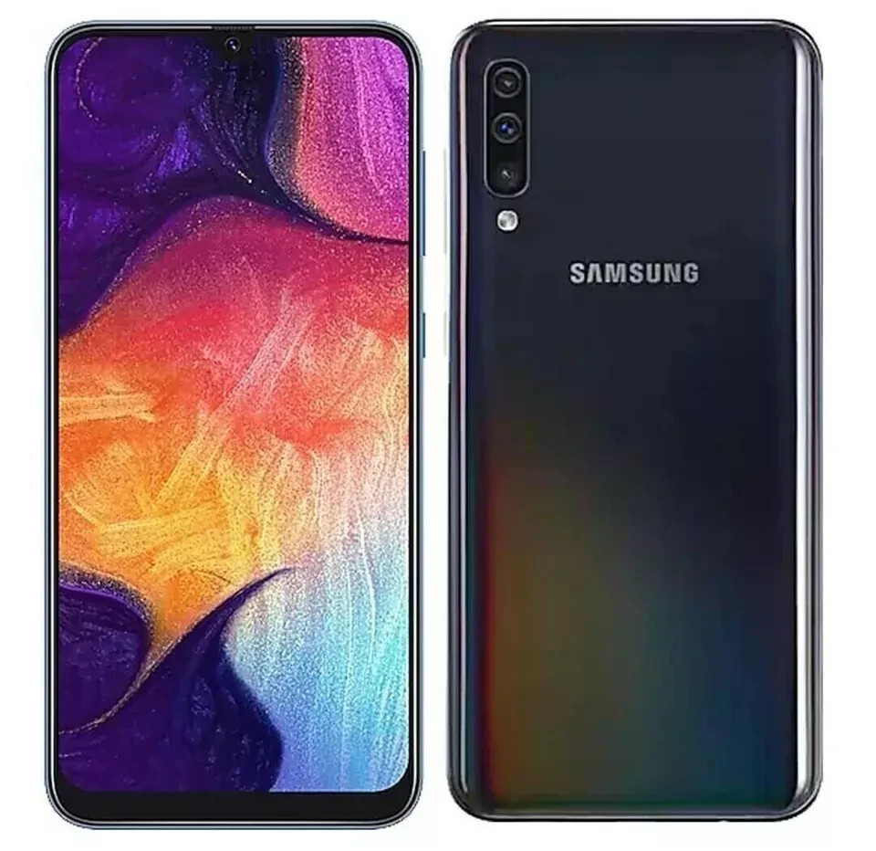 New Sealed Samsung Galaxy A50 SM-A505U 64GB Single Sim Unlocked Black Smartphone