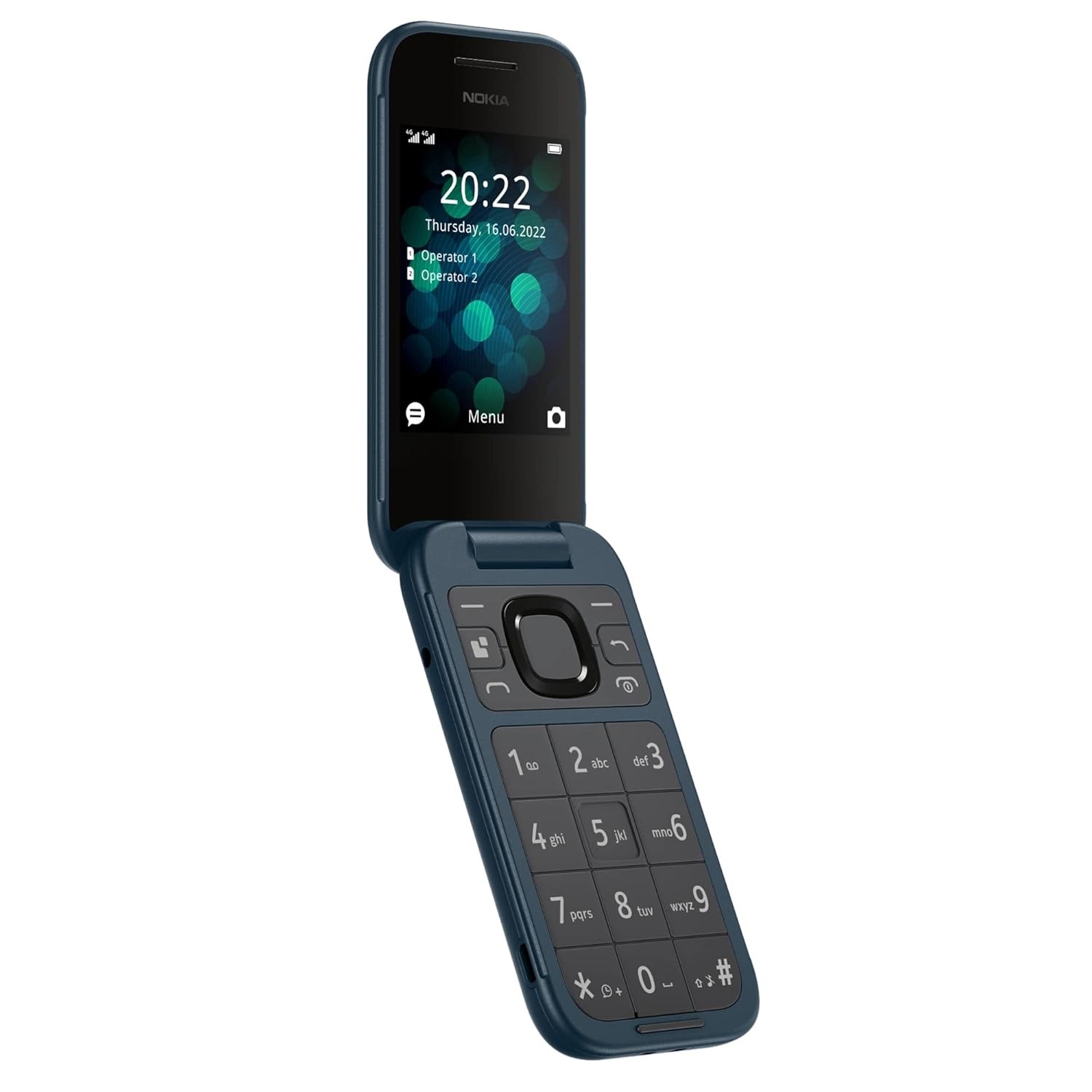 Nokia 2660 Flip 4G Volte keypad Phone with Dual SIM, Dual Screen Wireless FM Rad
