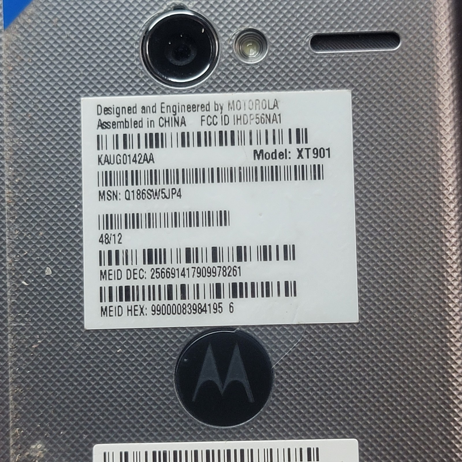 Vintage Motorola Electrify M U.S. Cellular 4G LTE Smartphone Ready XT901