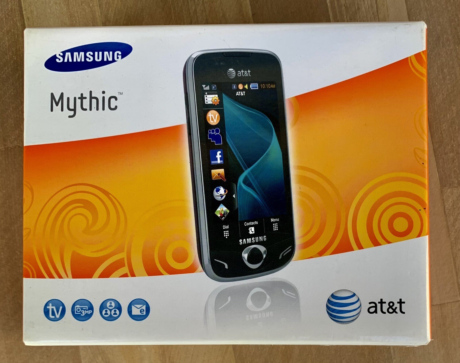 Collectible: Samsung Mythic SGH-A897 – Black Cellular Phone – UNLOCKED