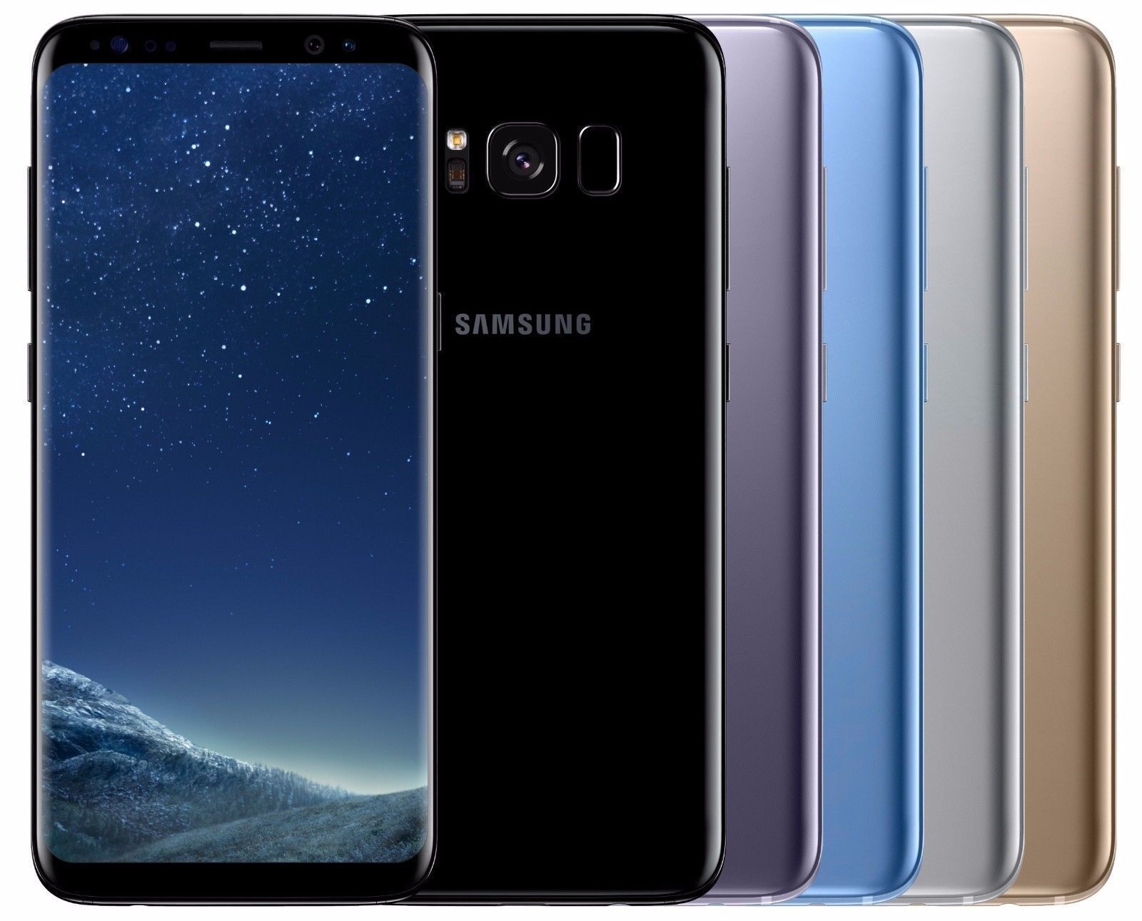 Samsung Galaxy S8+ S8 Plus 64GB Unlocked SM-G955U Open Box Android Smartphone A+