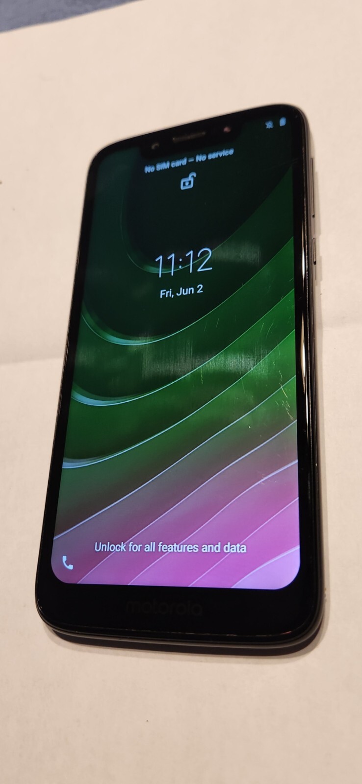 Motorola Moto G7 Optimo XT1952DL, Tracfone, Black