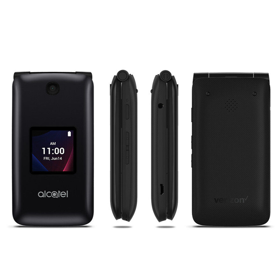 Alcatel GO Flip V 4G LTE 8GB Basic Flip Phone for VERIZON +GSM Unlocked (4051S)
