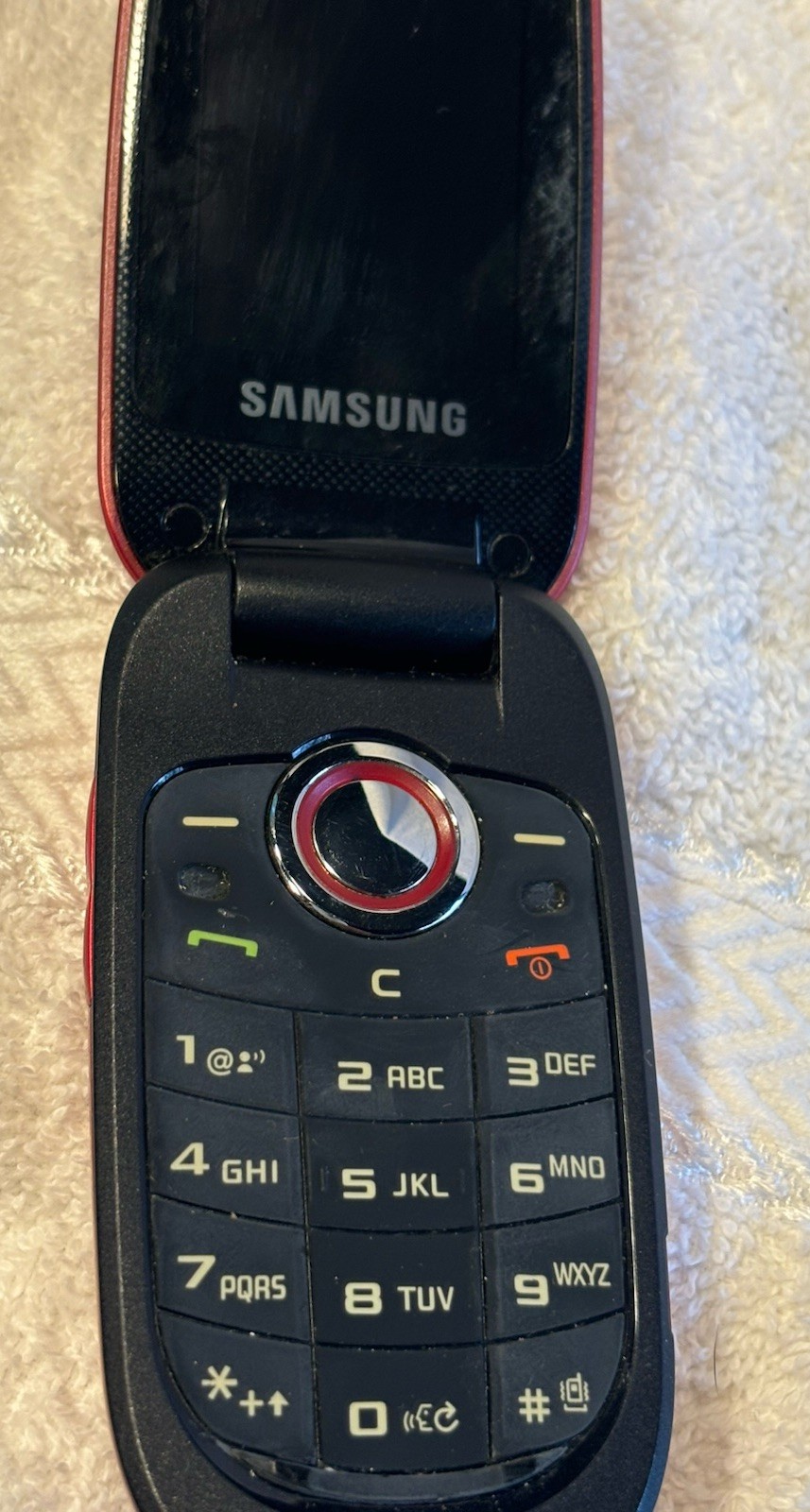 Samsung Stride SCH-R330- Red & Black (U.S. Cellular) Rare Flip Phone-untested